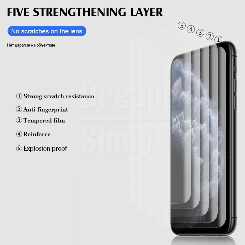 УФ-пленка 100D полное покрытие закаленное стекло для iPhone 11 Pro XS Max XR X протектор для iPhone 6 7 8 6s Plus Защитная пленка для экрана