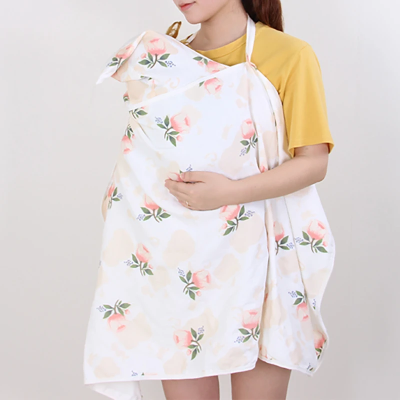 Mummy Blanket Baby Breastfeeding Blanket Newborn swaddle Baby Shawl Gauze Toddler Wraps Outdoor Nursing