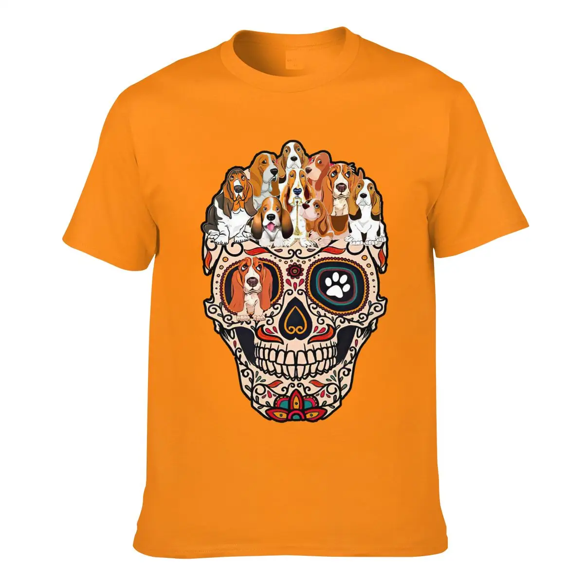 

Basset Hound Nese Funny T-shirt Men T-shirt Black T- Shirt Navy T- Shirt 100% Cotton O-neck Tshirts