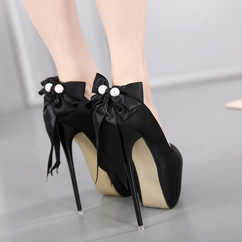 

New Autumn Hate Sky High 16cm Super High Heels 2019 Night Field Fine With Waterproof Platform 14 Sexy Sexy Nightclub Female 13