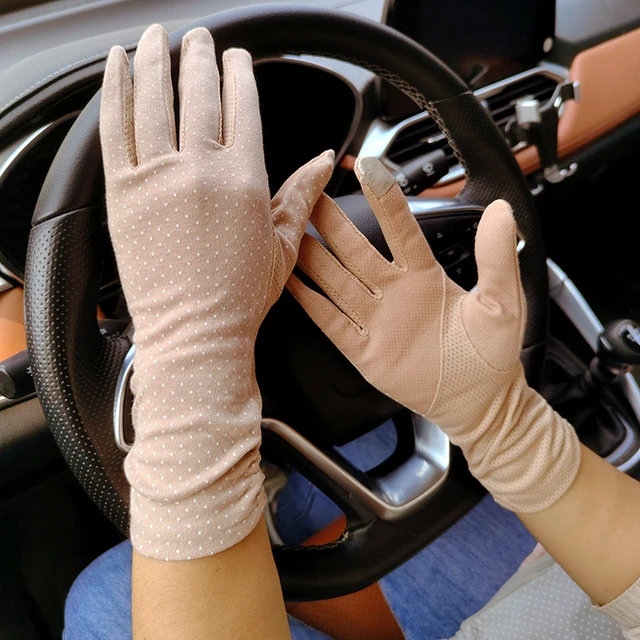 2024 New Fashion Women's Sun Protection Gloves Ladies Summer
