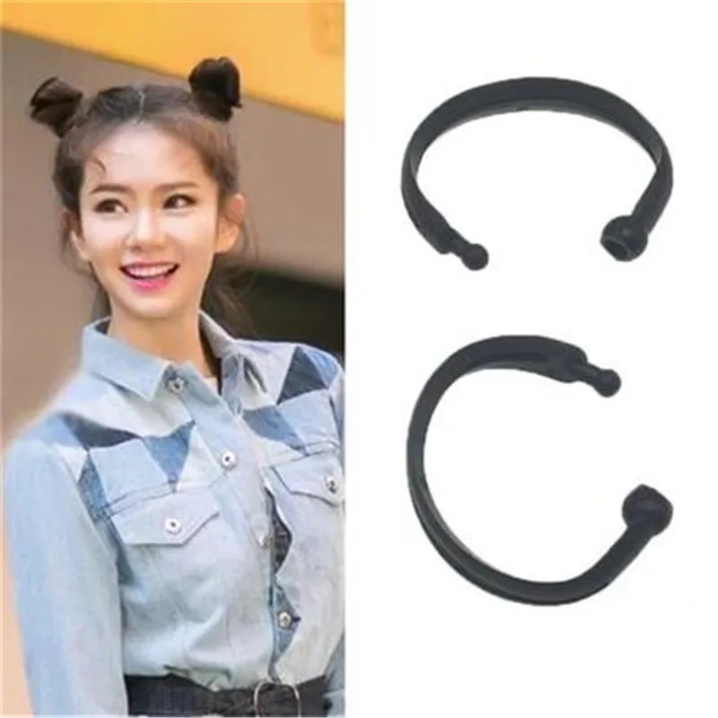 1 пара новинка волшебный Быстрый прибор для волос повязка круглая пончик сделай