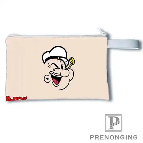 Изготовленный На Заказ Popeye the@ 2 кошелек с рисунком, кошелек на молнии, нулевой кошелек, сумки для ключей, модный небольшой женский кошелёк#19-01-22-4-214