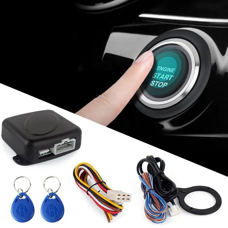 Умная RFID Автомобильная сигнализация нажимная кнопка запуска двигателя