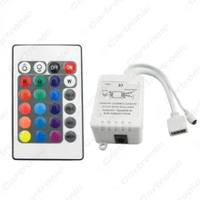 Автомобиль 5-24 В led инфракрасный контроллер с двойным проводом High-End Управление; Пульт ДУ с 24 кнопками Управление Беспроводной Управление;