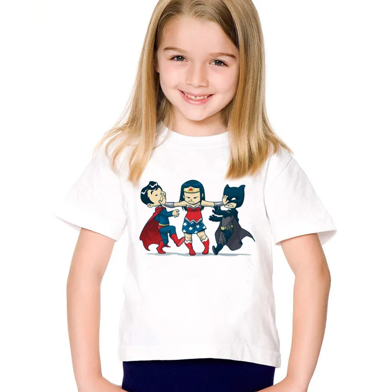 Super X Children Kids Baby Girls Boys Cartoon Print T-Shirt Tee Tops Clothes