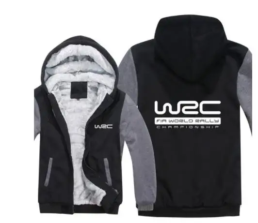 Зимний чемпионат мира по ралли WRC толстовки мужские модные пальто шерстяная куртка с подкладкой WRC Толстовка Зимняя Теплая Флисовая хлопковая - Цвет: 5