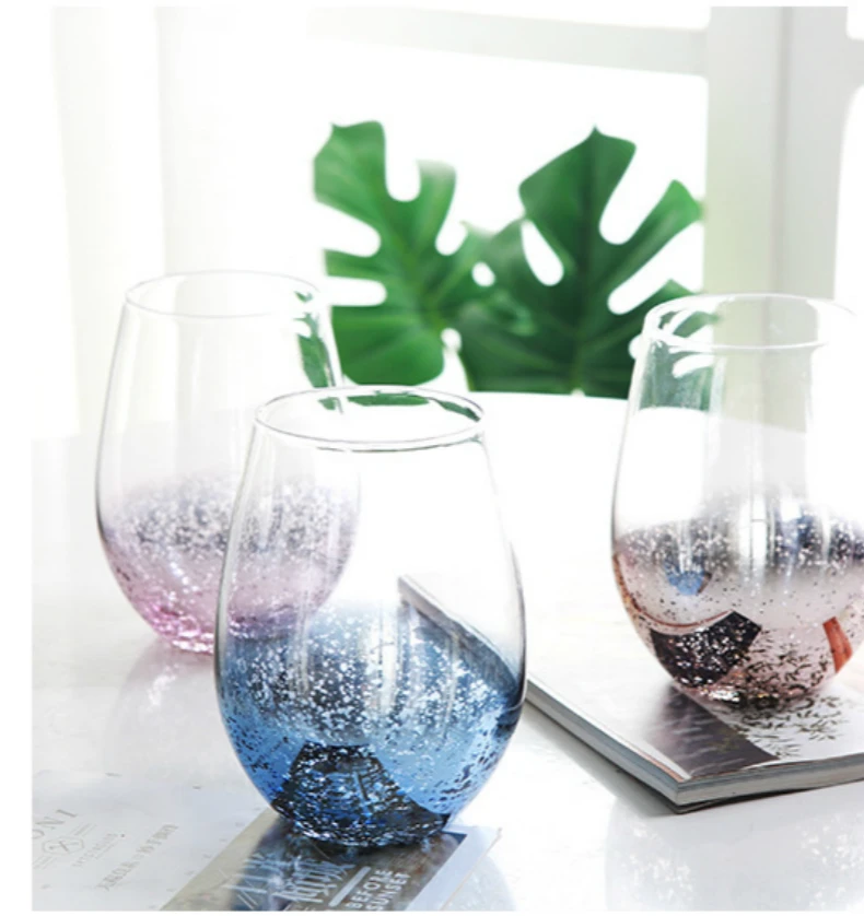 Северная Европа креативные Звездные стеклянные кофейные чашки Бытовая прозрачная пивная водка бренди стеклянная посуда бар индивидуальность бокал для вина