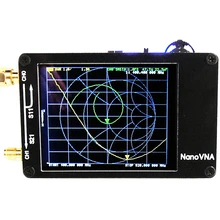 NanoVNA векторный сетевой анализатор цифровой сенсорный экран коротковолновой MF HF VHF UHF антенный анализатор стоящая волна с батареей