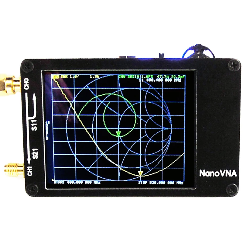 

Nano VNA Vector Network Analyzer Digital Touching Screen Shortwave MF HF VHF UHF Antenna Analyzer Standing Wave with Battery