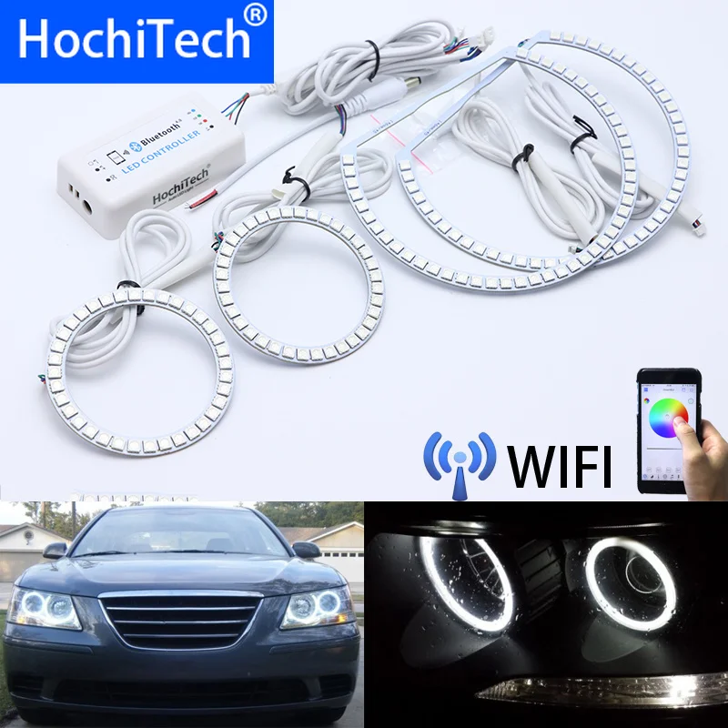 Беспроводной RGB многоцветный светодиодный ангельский глаз с Wi-Fi