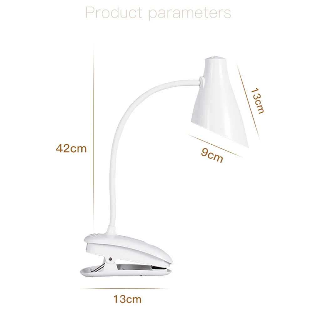 Finether Led Клип настольная лампа USB перезаряжаемая 1200 мАч батарея Lampara De Mesa Luminaria настольная лампа офисный свет