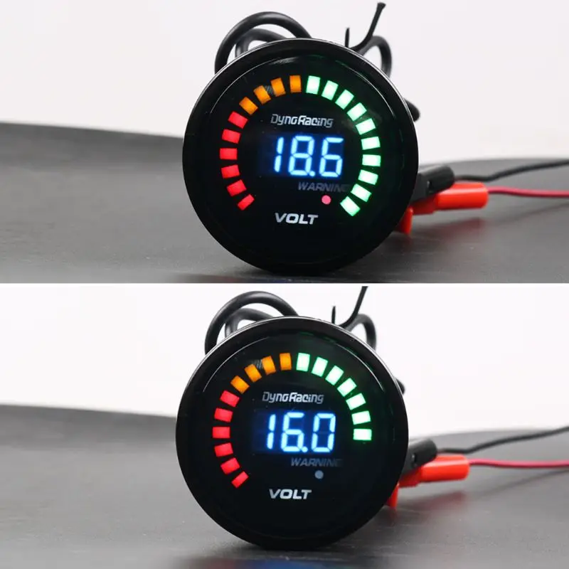 

2" 52mm Digital Analog Auto Car Voltmeter 12V Voltage Gauge Volt Meter Monitor X4YD