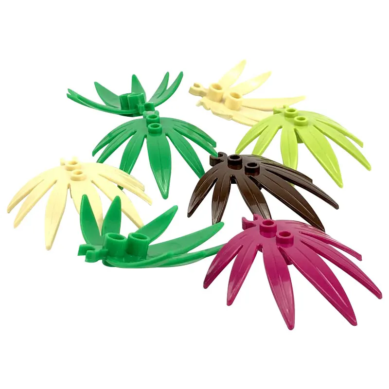

Legoing 5Pcs/set Compatible for MOC Plant Banana Leaf DIY Building Blocks Bricks Toys for Children Assemble Friends Parts Bricks