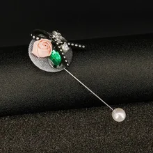 [Рисунок Oumuli] Европейская и американская Винтажная брошь,, AliExpress, официальное платье, одежда, ткань, корсаж