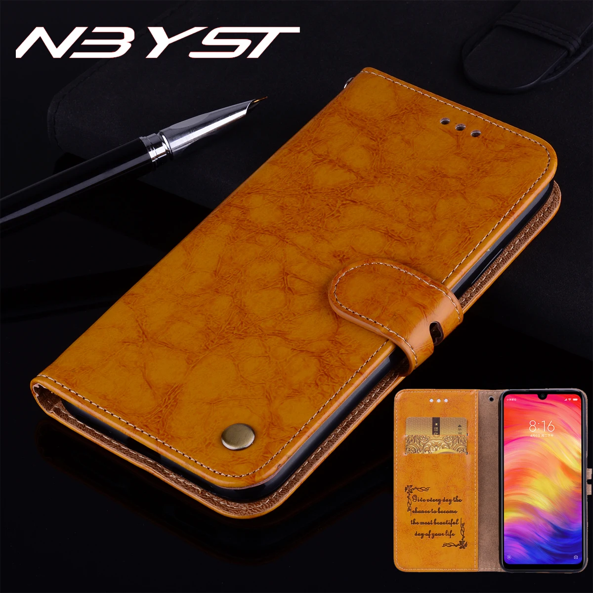 Роскошный кожаный чехол-книжка для Xiaomi Redmi Note 7 6 5 5A Prime 6A 7A S2 GO K20 Pro 4A 4X Mi 5X 6X A1 A2 Lite |