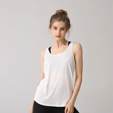 Свободная облегающая Сексуальная майка с открытой спиной, открытая одежда для фитнеса, занятий йогой, быстросохнущая впитывающая пот тренировочная блуза