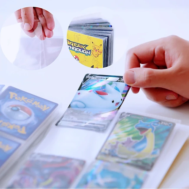 240Pcs Pokemon 25Th Anniversary Celebration Card Album Book Vmax Game Card Holder Binder Anime Game Card Collection Toys Gift 6