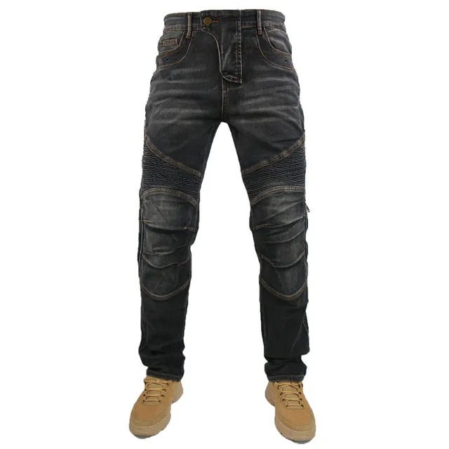 Unisex Motorcycle Pants Knee With Wear 