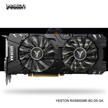 

Yeston Radeon RX 590GME GPU 8GB GDDR5 256bit Gaming Desktop computer PC Video Graphics Cards support DP/DVI-D/HDMI PCI-E X16 3.0