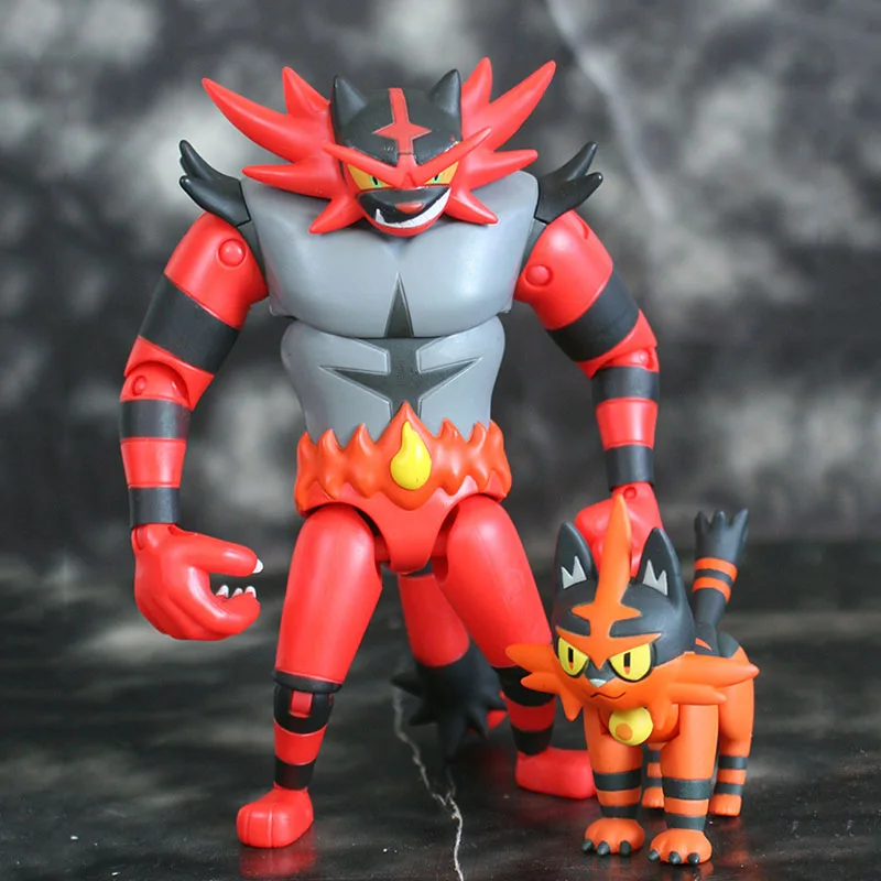 TAKARA TOMY POKEMON Litten Torracat Incineroar, экшн-фигурка, коллекция игрушек, мультфильм, Покемон, фигурка, игрушки, подарки для детей