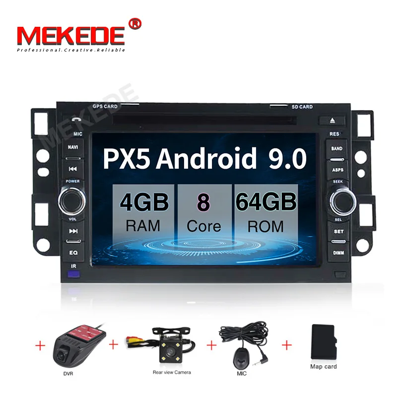 MEKEDE Android 9,0 4+ 64G автомобильный DVD плеер gps навигация для seat leon gps Навигация стерео Авто головное устройство - Цвет: 64G add camera DVR