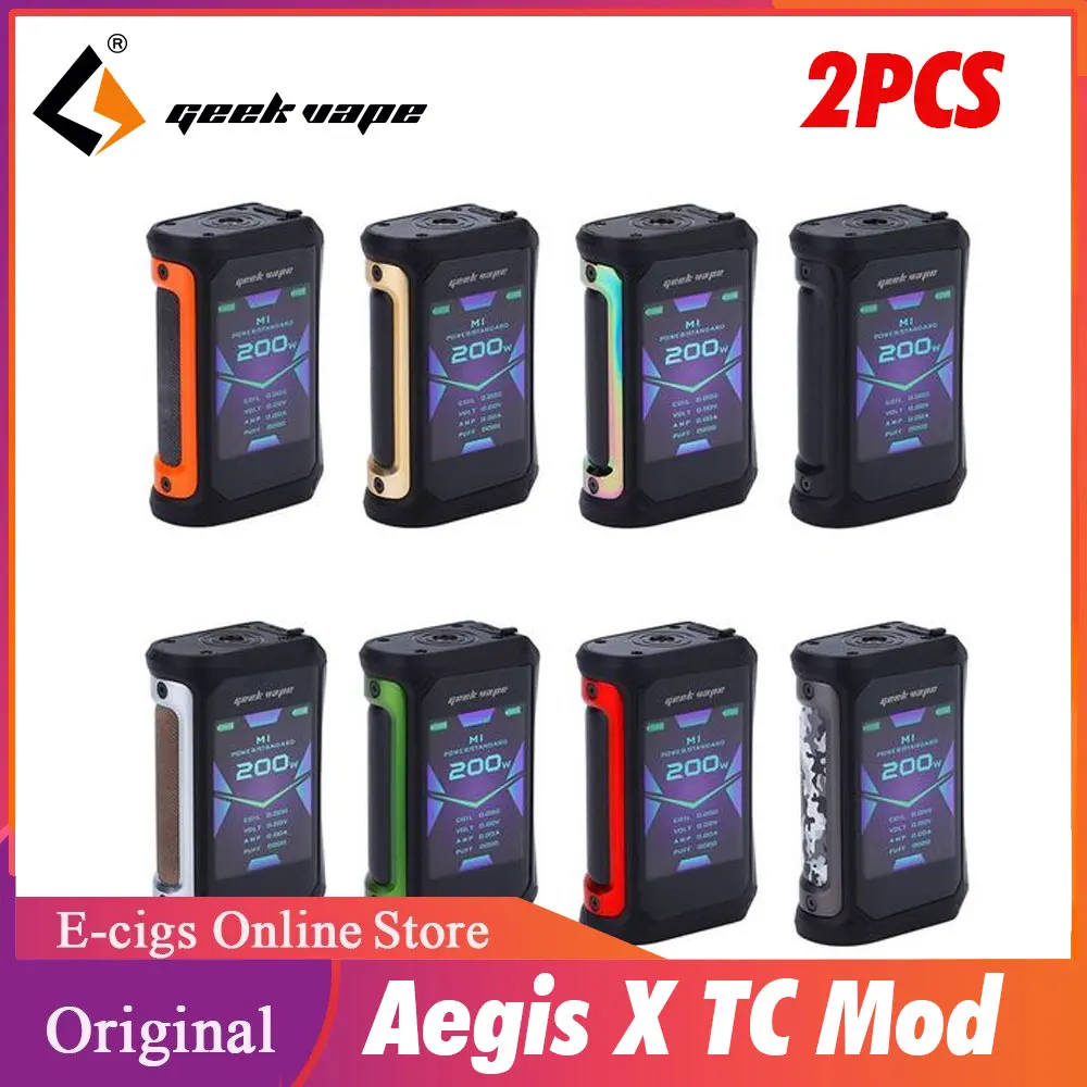 Русский Испания Доставка 2 шт. Geekvape Aegis X Mod 200W макс Выход & Новый как 0 Чипсет VS соло