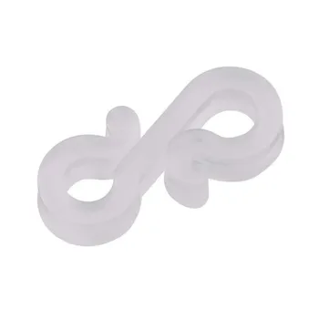 

50 Pcs Gutter Hang Hooks Square and S Clip Hooks for Christmas Decoration Outside String Lights Seasonal Fairy Light HOT SALE