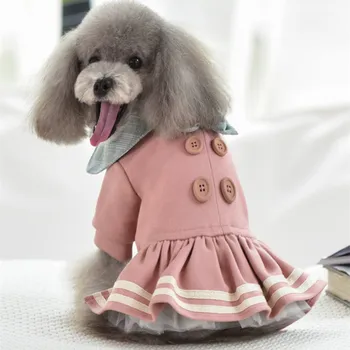 

Winter Dog Dress Puppy Outfit Small Dog Clothing Ropa Perro Yorkie Poodle Maltese Bichon Pomeranian Schnauzer Pet Costume Outfit
