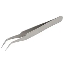 Сплав Сталь локоть-пинцет щипцы точность плоскогубцы инструмент зажим анти-статические изогнутые пинцеты Ручные плоскогубцы Электрический инструмент