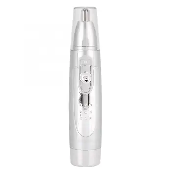 

Electric Nose Hair Trimmer Portable Nasal Hair Shaver Cutting Machine (Bright Silver)
