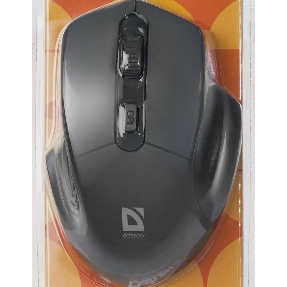 Компьютерная мышь Defender Datum MB-345 черный,4 кнопки, 800-1600 dpi