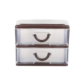 

1PC Plastic Storage Box Convenient Desktop Sundries Container Document Organizer Drawer Storage Case for Home Office