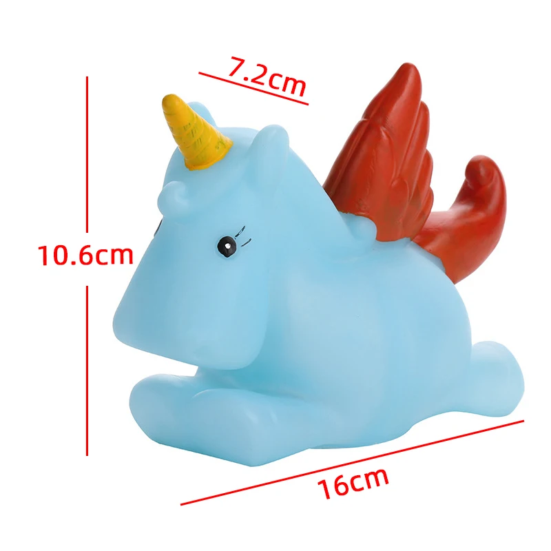 Светодиодный светящийся игрушечный ночник с мультяшным единорогом светильник