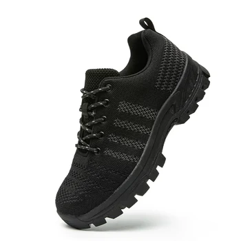 

Louboutin shoes, leather, breathable, anti-stink steel, Baotou, anti-crush, anti-puncture, mountaineering shoes, wear-resistant,