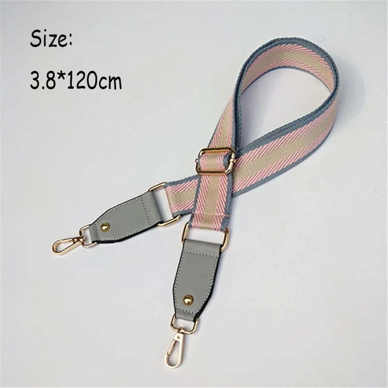 New Adjustable Striped Shoulder Bag Strap Nylon for Crossbody Women Bag Accessories Handbag  Purse Strap Bag Belt bandolera W245