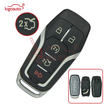 

kigoauto M3N-A2C31243300 Remote Smart key Key shell case 164-R7989 for Ford Fusion Explorer edge 5 button 2014 2015 2016 2017