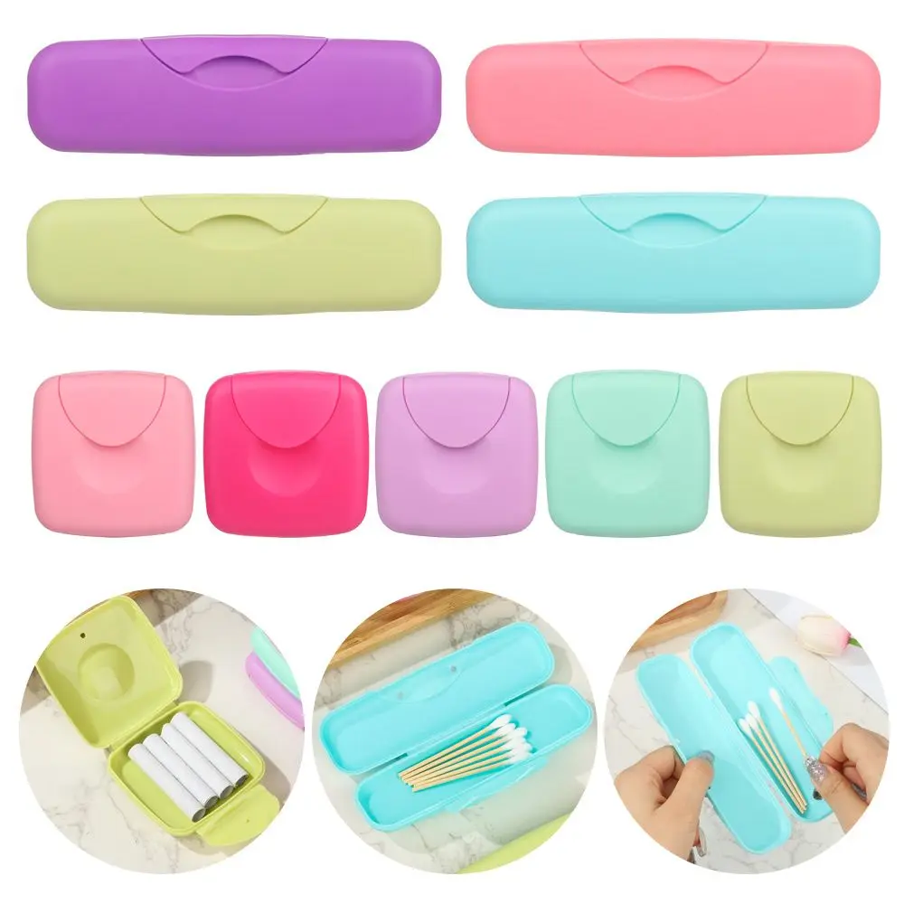 Portable Tampons Storage Boxes Cotton Sliver Organizer Tampon Container Soap Box Jewellery