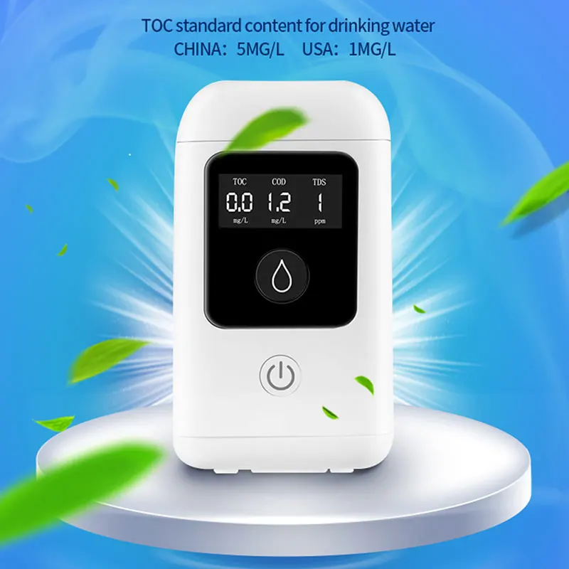 

Water TDS Detector Spectral Detection Water Quality Detector Spectrum Water Quality Tool White Durable Indoor Fungi 200mAH