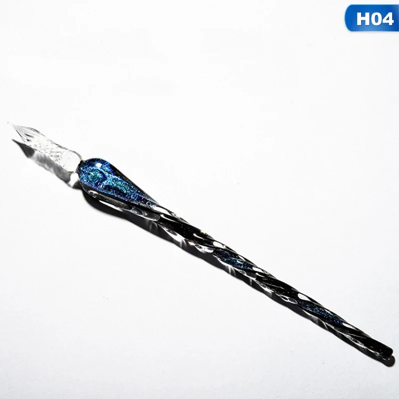 Star Glass Pen Dipped In Fountain Pen Gift Box Students Use Golden Pastel Ink Dipped Fountain Pen Creative Glass Pen