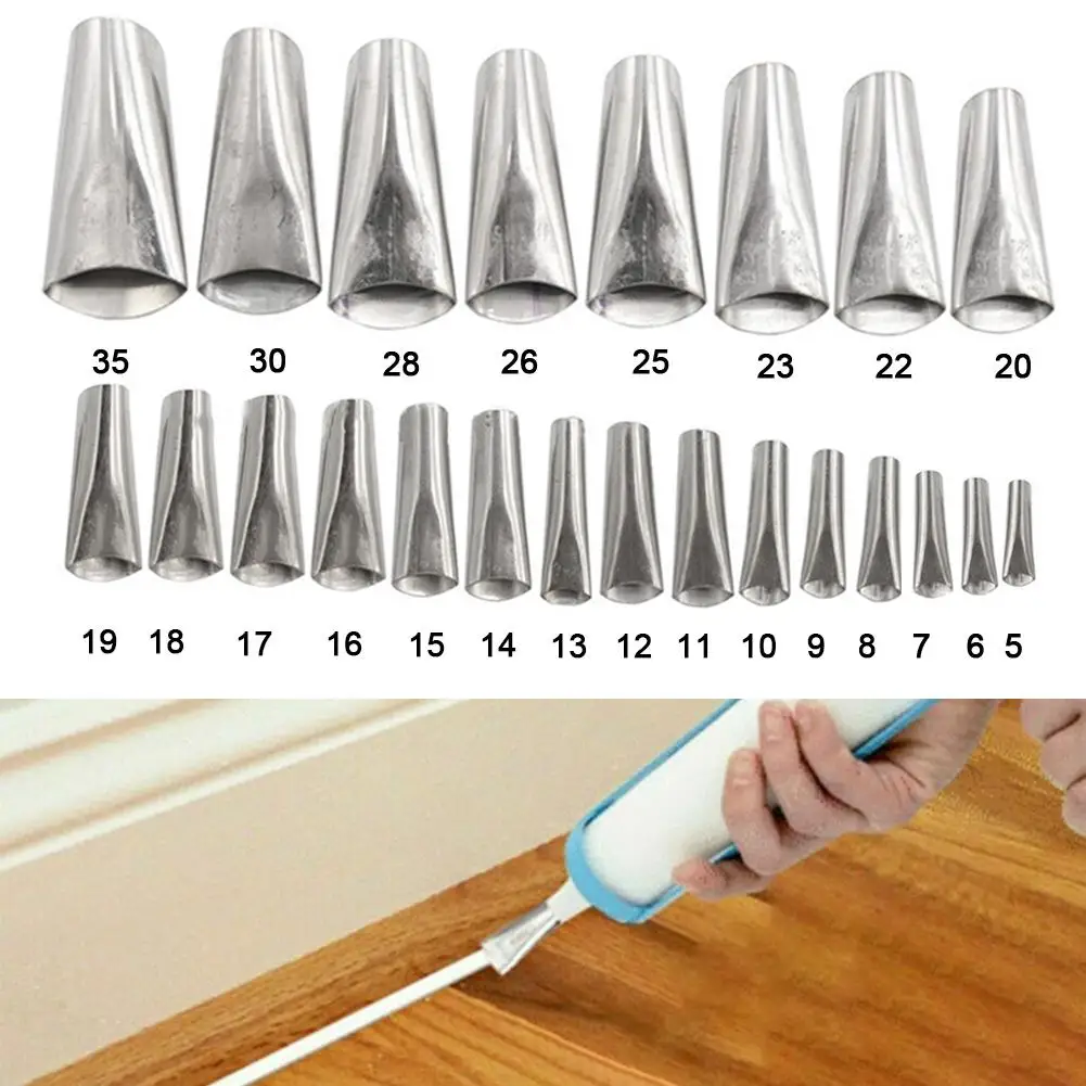 

Stainless Steel Caulking Finisher Gap Filling Glue Nozzles Tape Sealing Tools Can be used in kitchens, windows, filling joints
