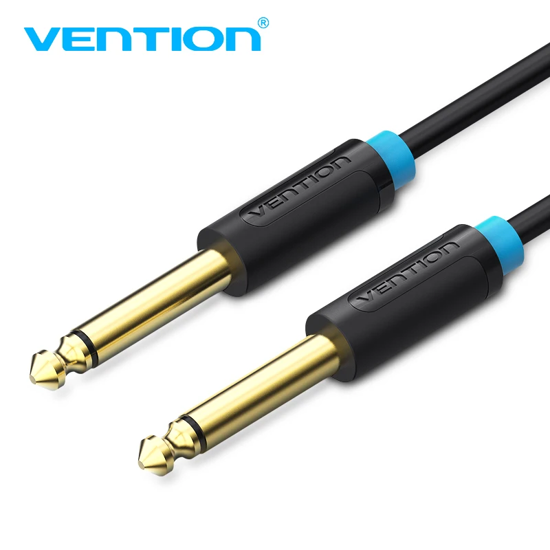 Vention Aux Guitar Cable 6.5 Jack 6.5mm to Audio 6.35mm for Stereo Mixer Amplifier Speaker cable | Электроника