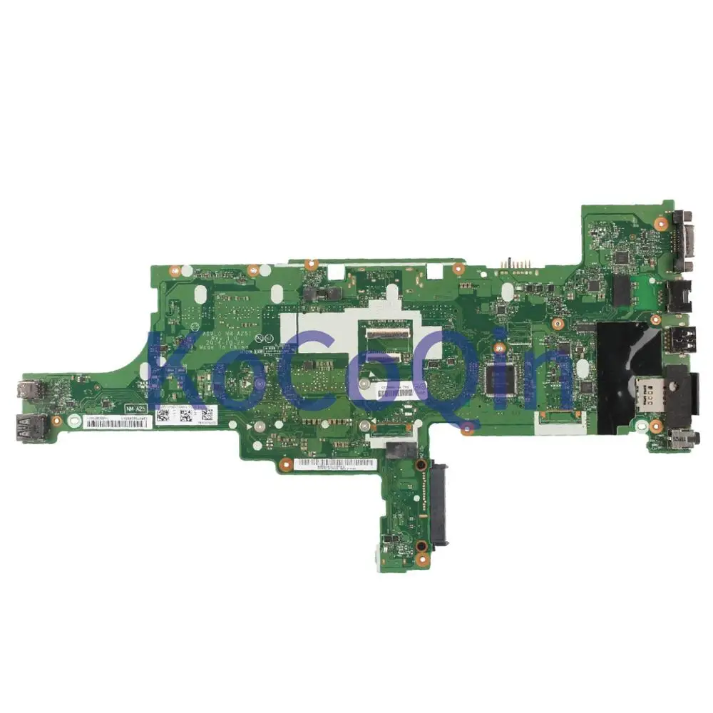 New  KoCoQin Laptop motherboard For LENOVO Thinkpad T450 Core SR23X I5-5300U Mainboard 00HN525 AIVL0 NM-