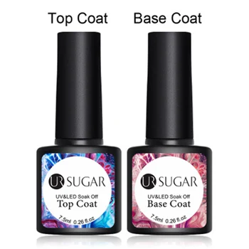 

NEW Top Base Coat for Gel Nail Polish Odorless Long Lasting LED UV Nail Gel Lacquer