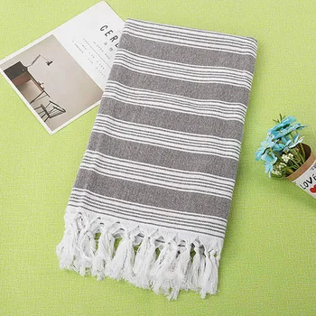 

Striped Turkish Bath Towel 100% Cotton Sandy Coast Towels Dresss Hotel Tippet Outdoor Mock Towels Travel Picnic Women Summer