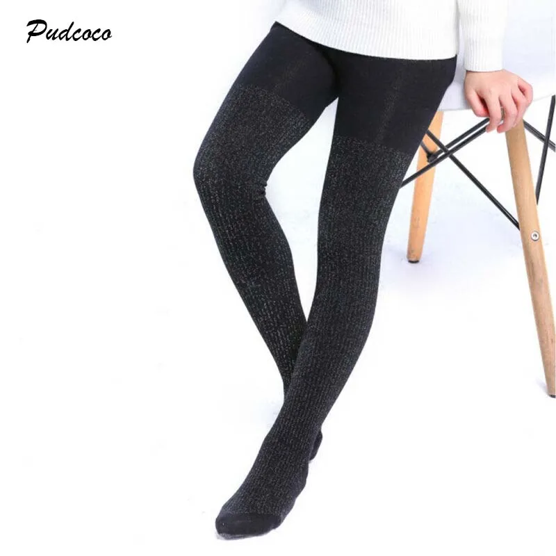 1pc Baby Girls Toddler Kids Cotton Warm Tights Stockings Pantyhose Pants Winter Warm Autumn Girls Tights 9 Colors