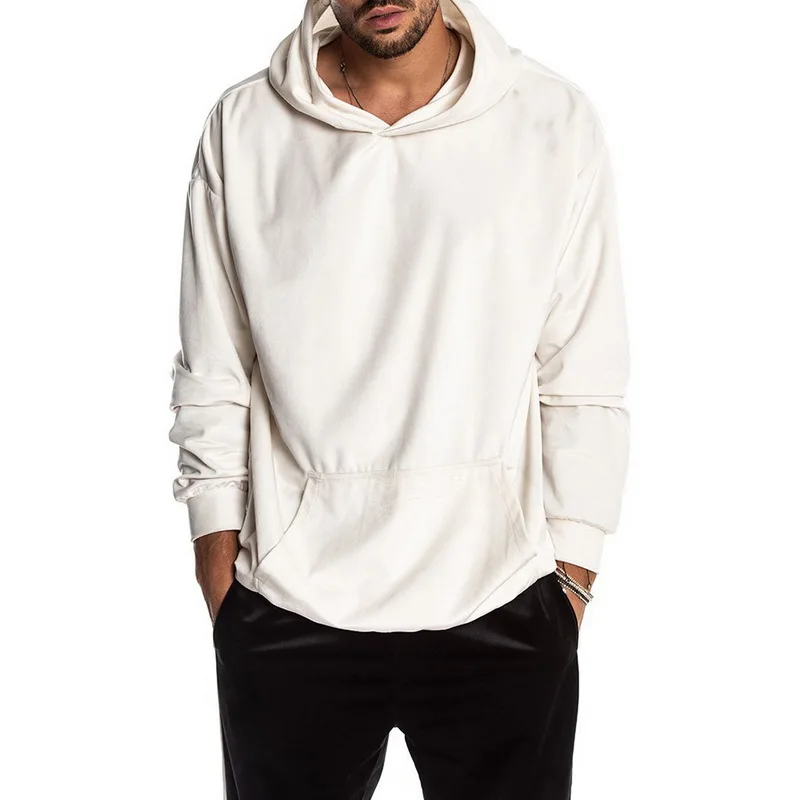 

MJARTORIA Fashion Men Casual Elastic Sweater Tops Outwear Sweater Jogger Autumn Winter Pullover Hoody Sweatercoat Sportswear