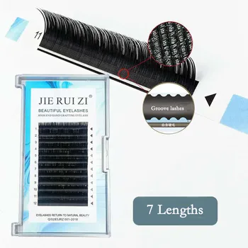

New Wholesale 0.07 Laser Thread Individual Eyelash Extension Eyelash Extension Make Up Groove Camellia Fan Firm light
