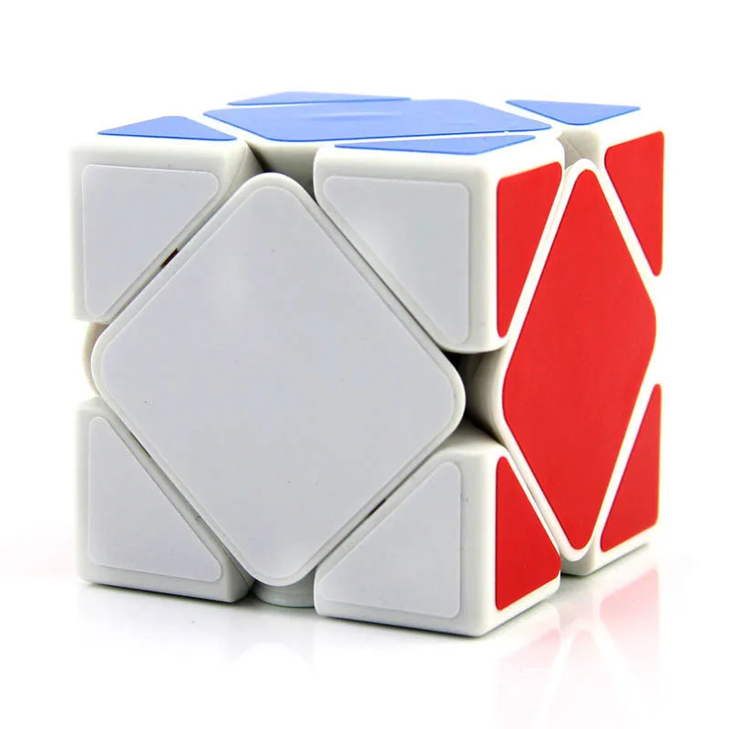 ShengShou JiGuang 3x3x3 Skew волшебный куб безопасный АБС пластик образовательная разведка ультра-гладкая 3x3 кубар-Рубик на скорость детские игрушки