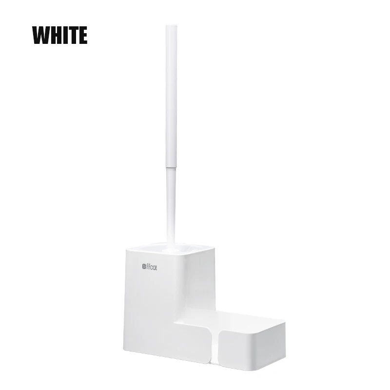 GESEW щетка для туалета ABS материал с длинной ручкой щетка для чистки Дырокол Бытовая Чистящая продукция товары для дома, ванной - Цвет: white